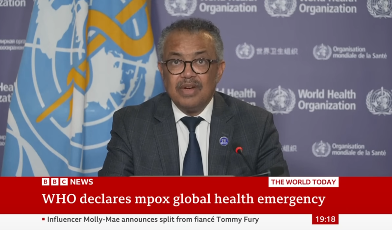 WHO declares mpox outbreak a global health emergency | BBC News